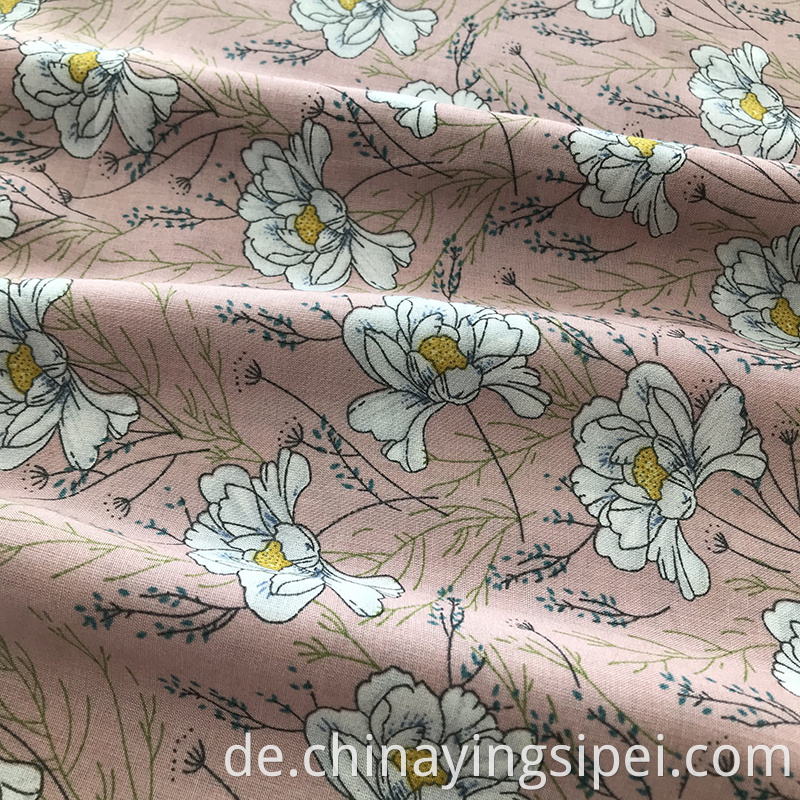 Neues Design floraldrucker Stoff Rayon Stoff Los in Shaoxing für Kleid